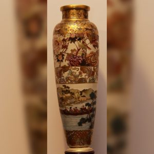 Сацумская ваза с речным сюжетом